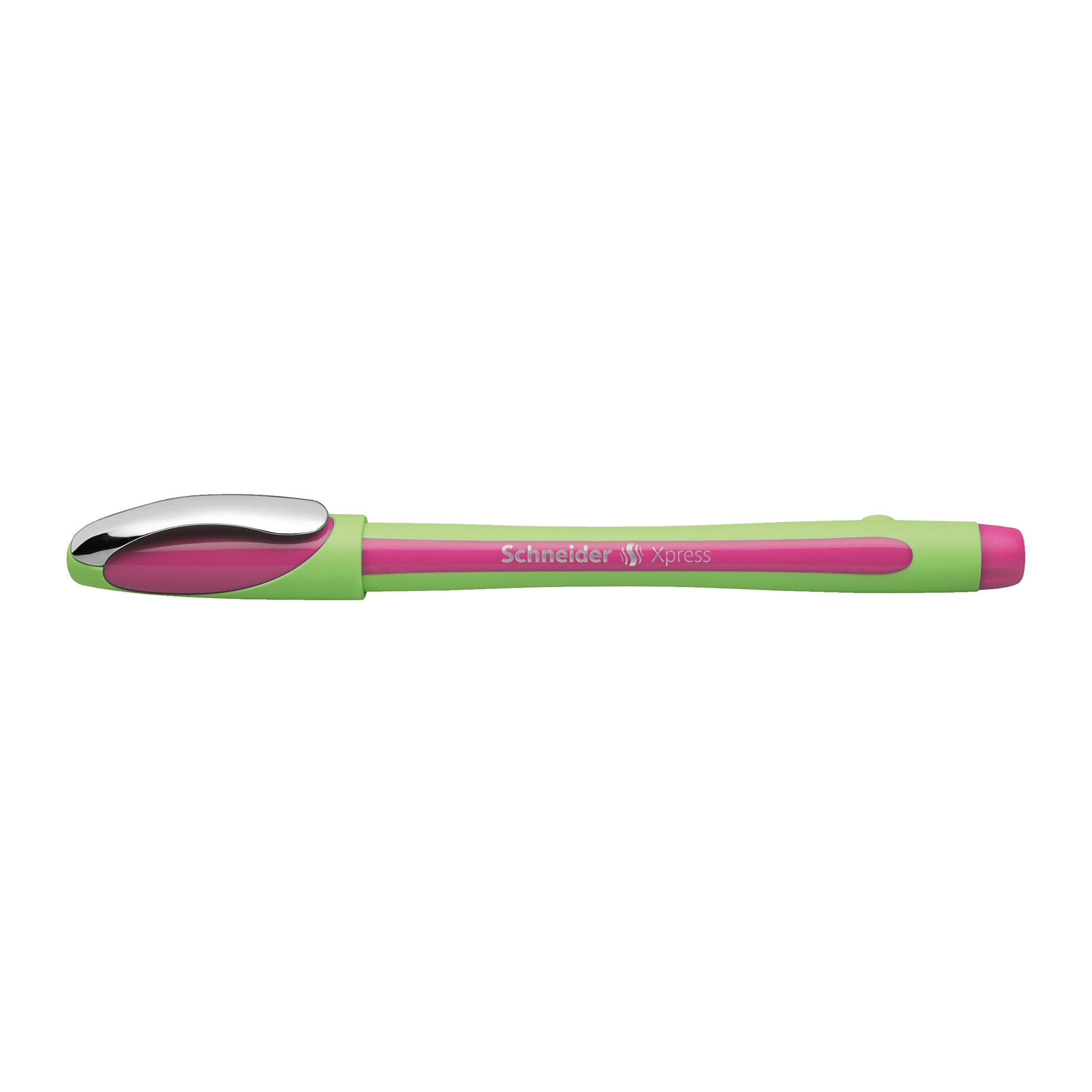 Xpress Premium Fineliner Pen, Fiber Tip, 0.8 mm, Pink Ink, Single Pen