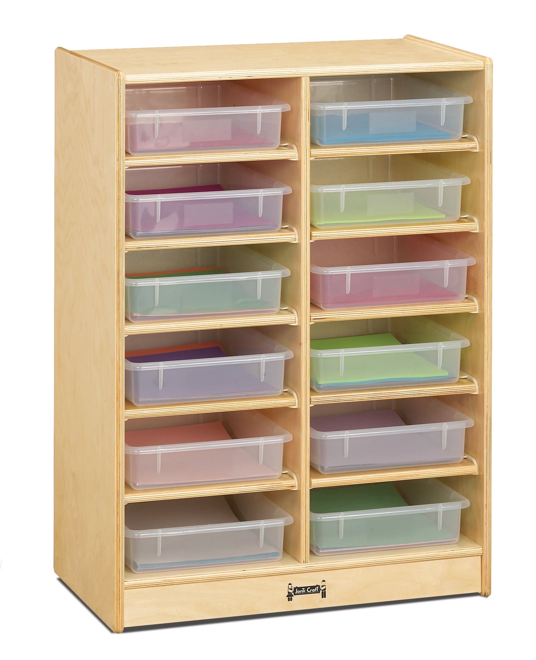 Jonti-Craft® 12 Paper-Tray Mobile Storage - without Paper-Trays