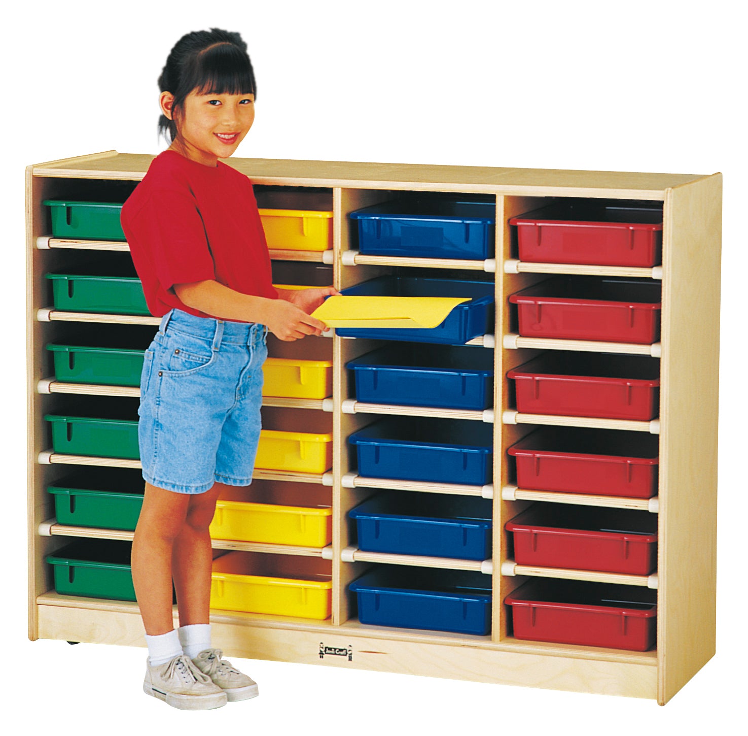Jonti-Craft® 24 Paper-Tray Mobile Storage - without Paper-Trays