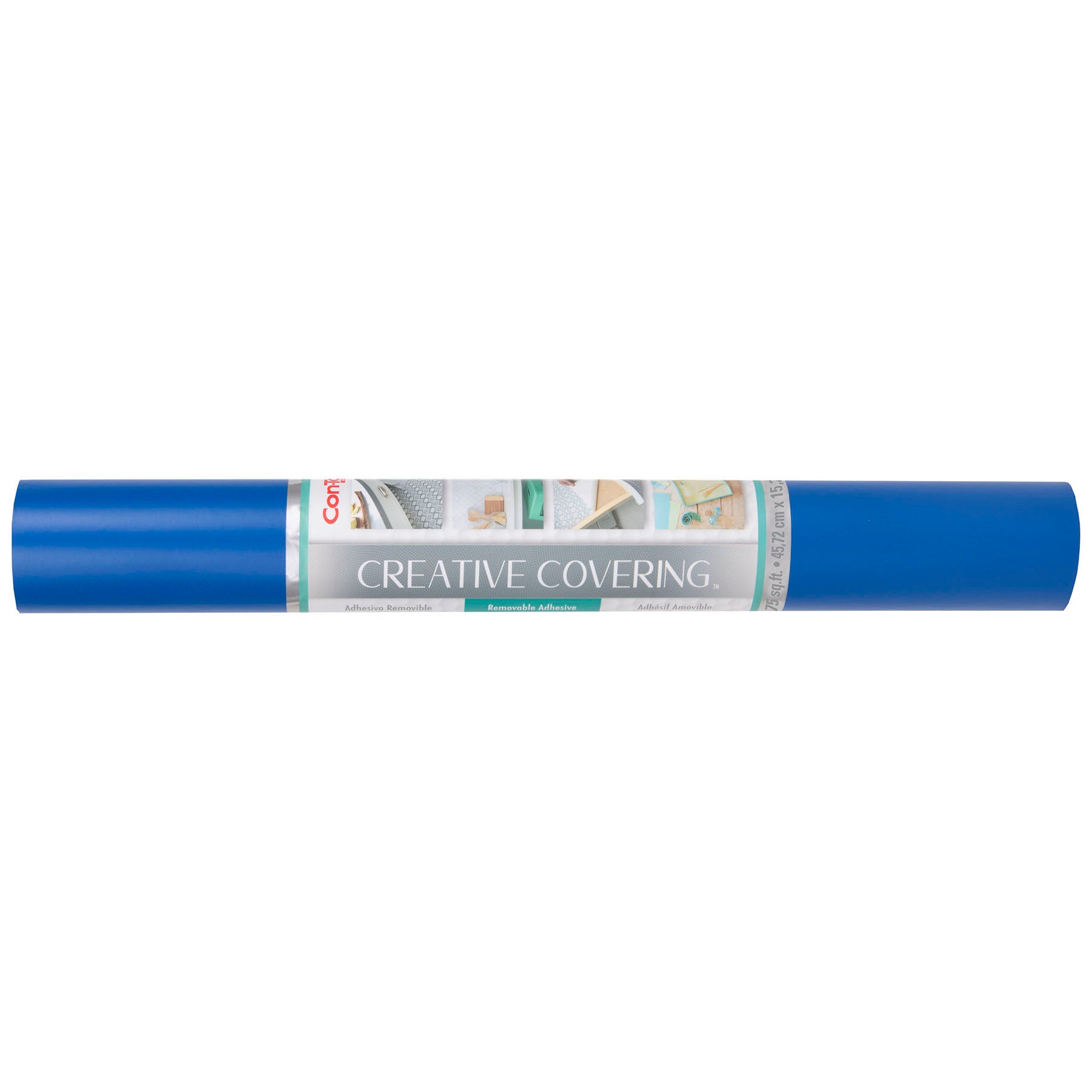 Creative Covering™ Adhesive Covering, Royal Blue, 18" x 50 ft