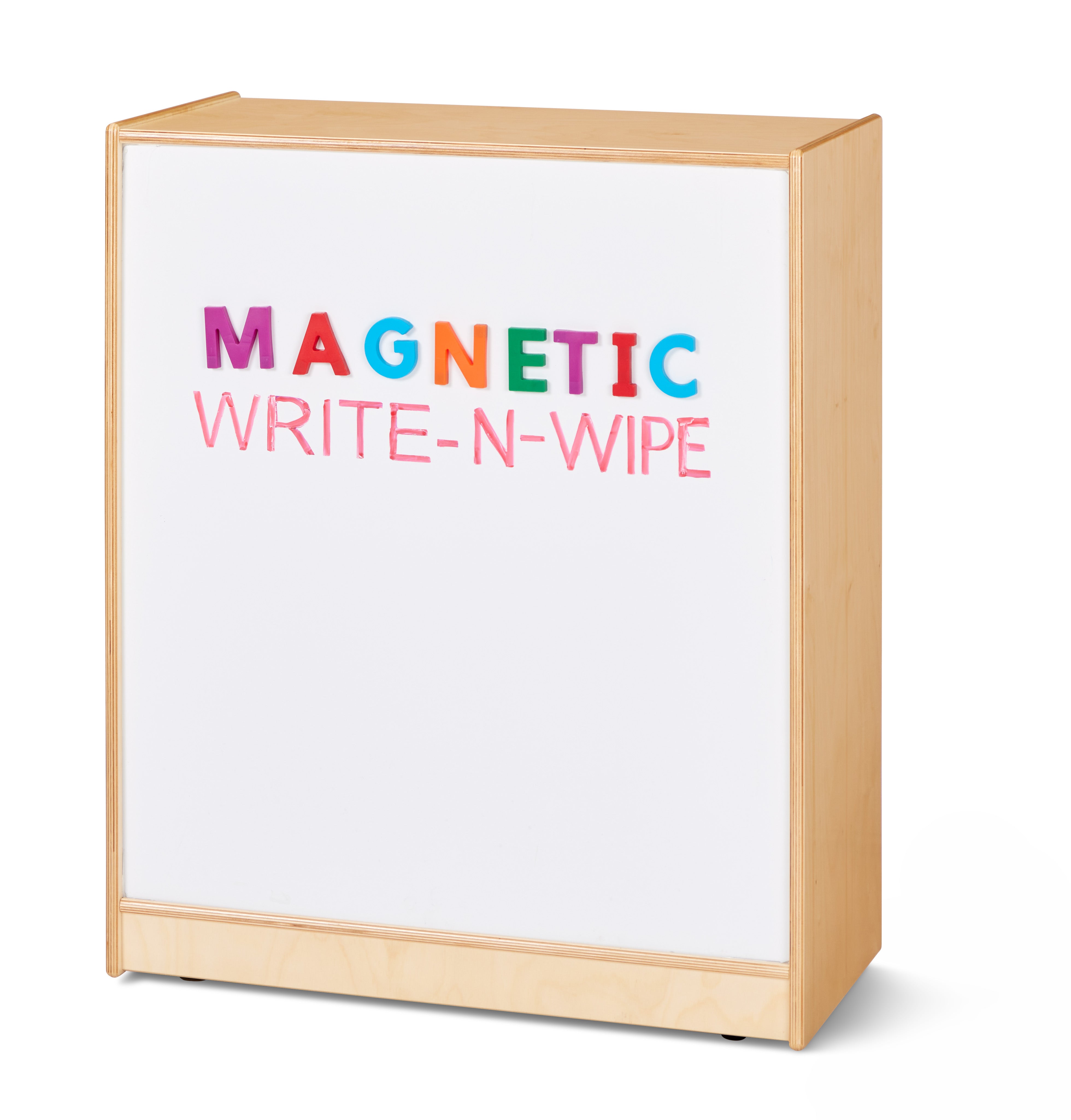Jonti-Craft® 15 Cubbie-Tray Mobile Unit  with Colored Trays - Magnetic Write-n-Wipe Back