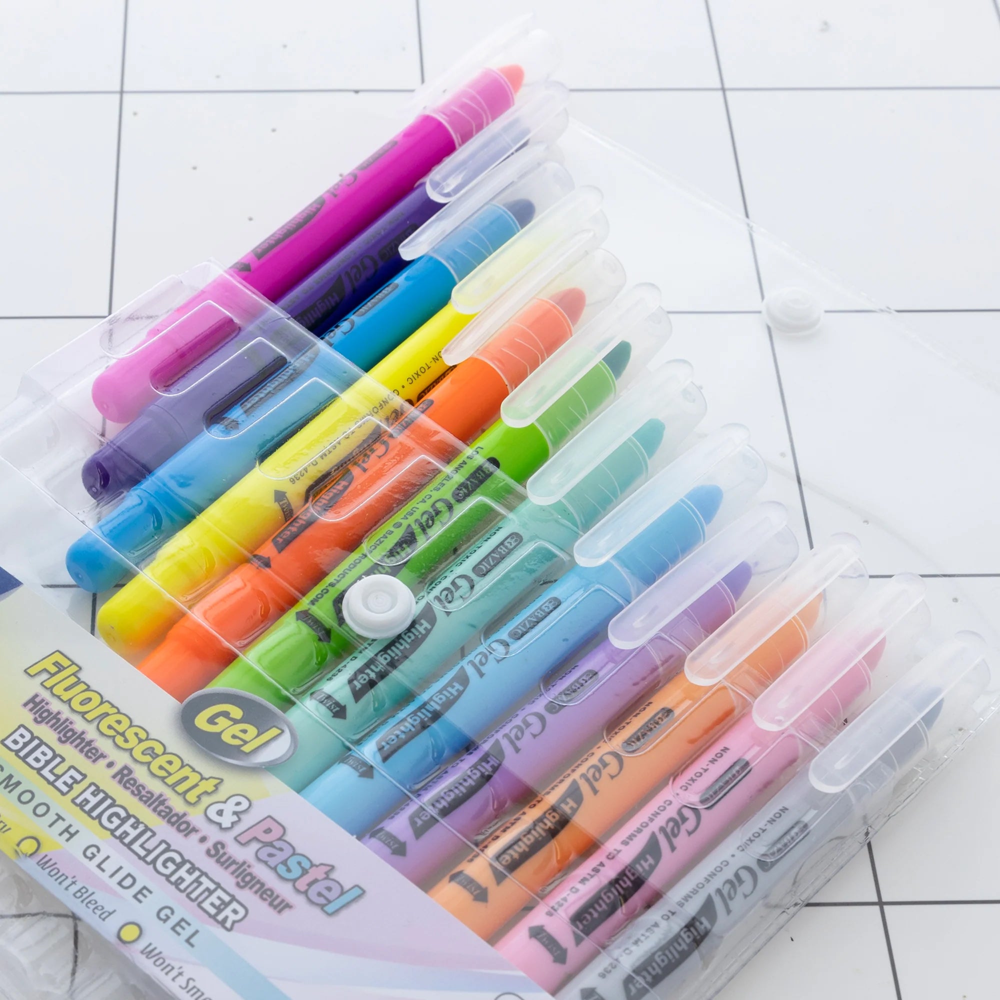 Gel Highlighter, Pack of 12