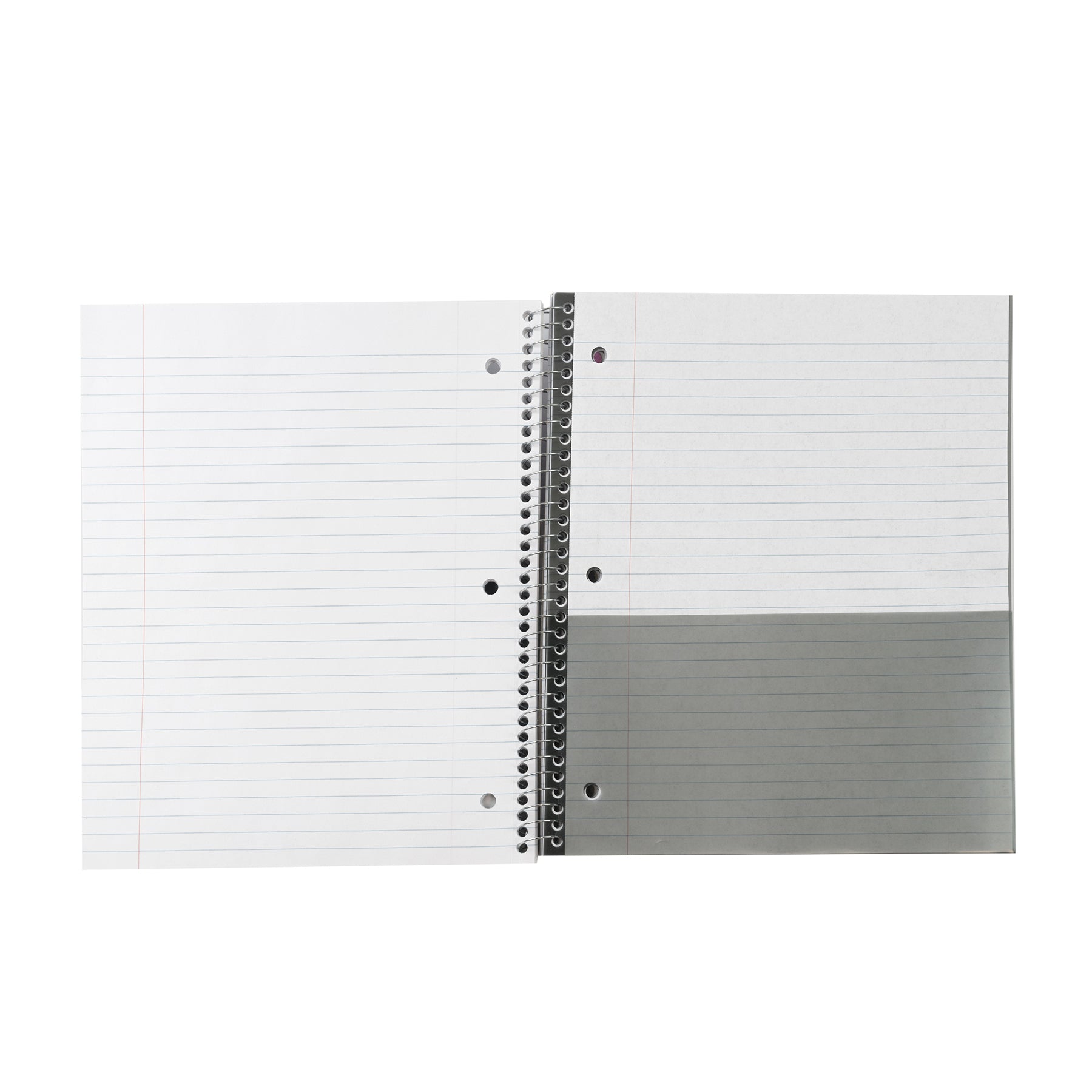 3-Subject Notebook, Wide Ruled, 120 Sheets, Assorted Colors