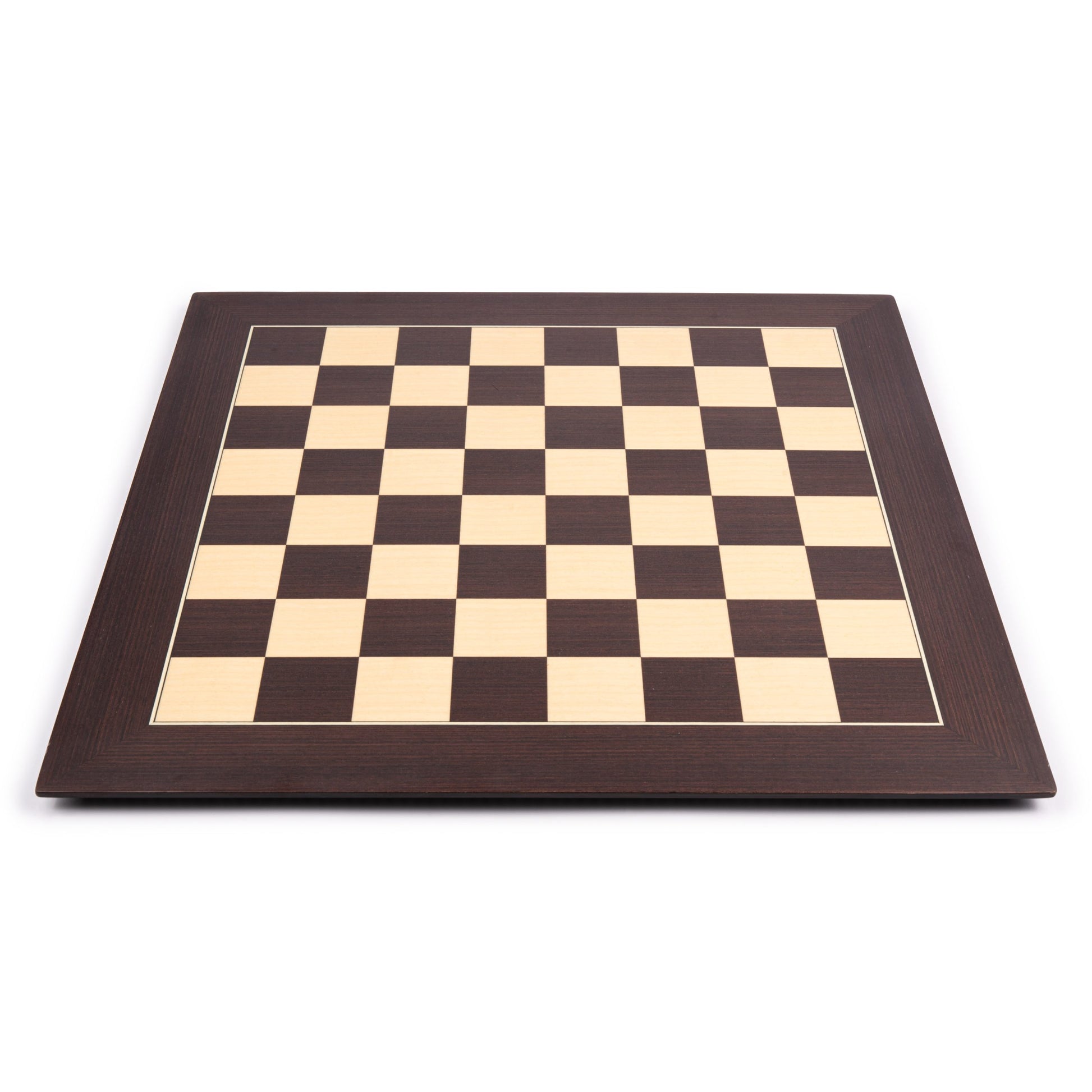 Deluxe Wenge Wood Chessboard with Storage Box - Handmade in Spain, 20 in.