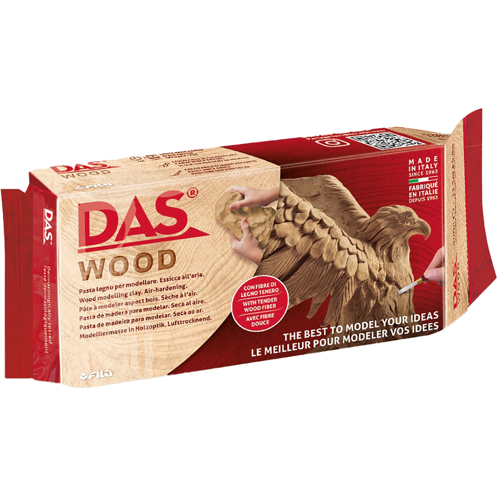 Modeling Clay Air Hardening, Wood, 700g