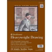 400 Series Drawing Paper Pad, Heavyweight, Top Wire Binding, 24 Sheet, 9x12 inch, 1 Count