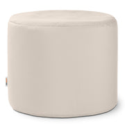 Jaxx Spring Indoor / Outdoor Bean Bag Pouf Ottoman, Pearl