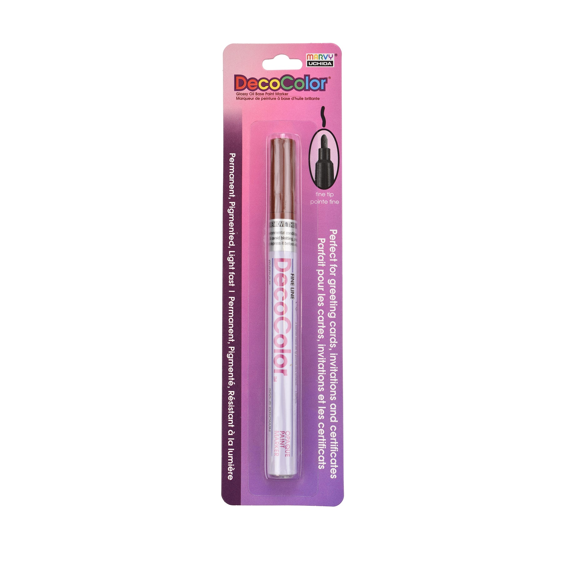 DecoColor® Paint Marker, Fine, 200-S, Brown #6