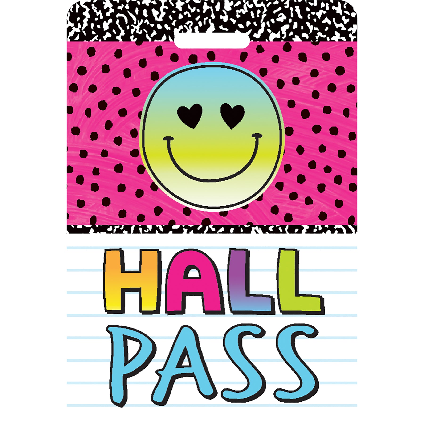 Brights 4Ever Hall Pass with Lanyard, Set of 4