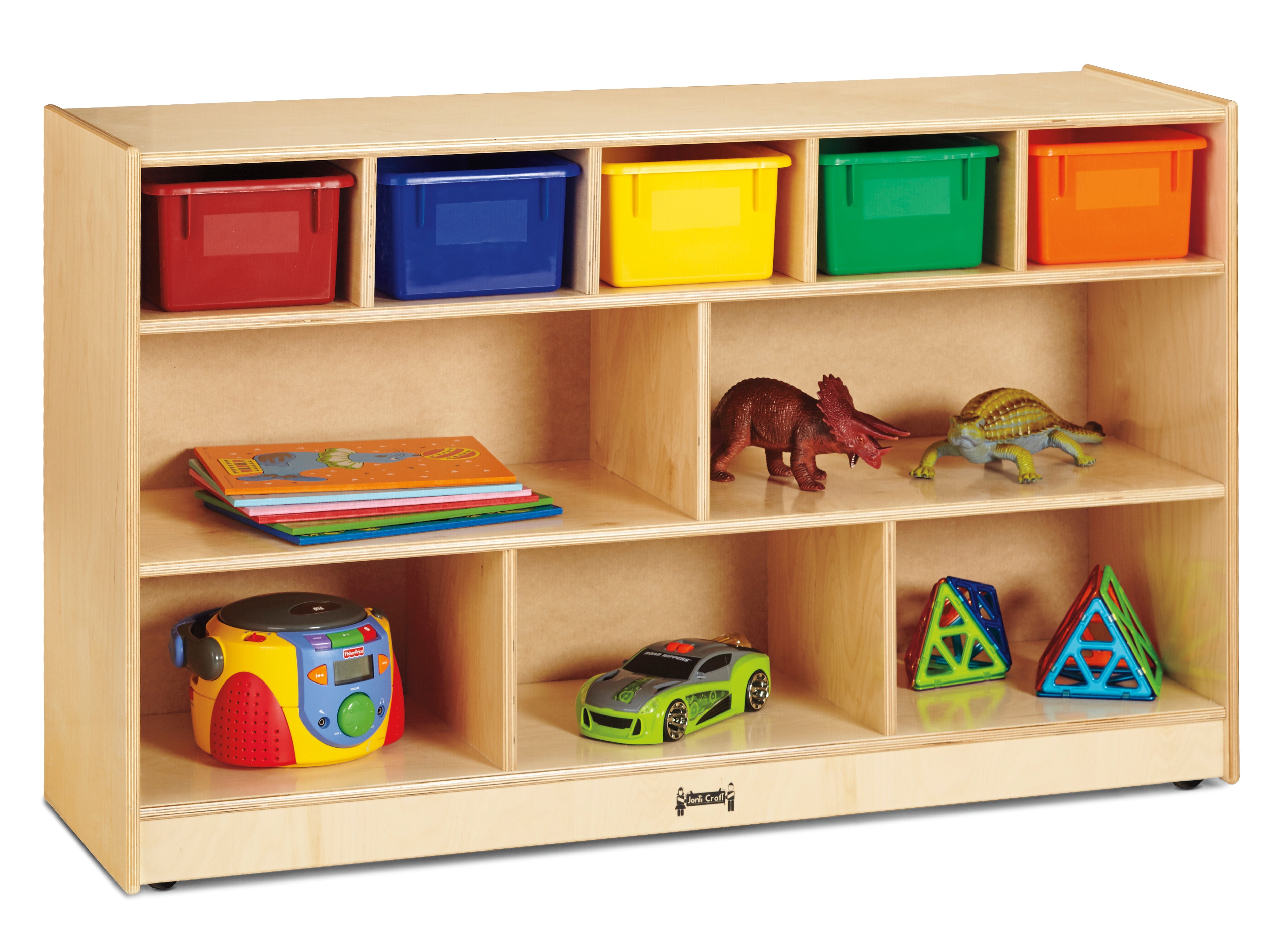 Jonti-Craft® Low Combo Mobile Storage Unit - without Bins
