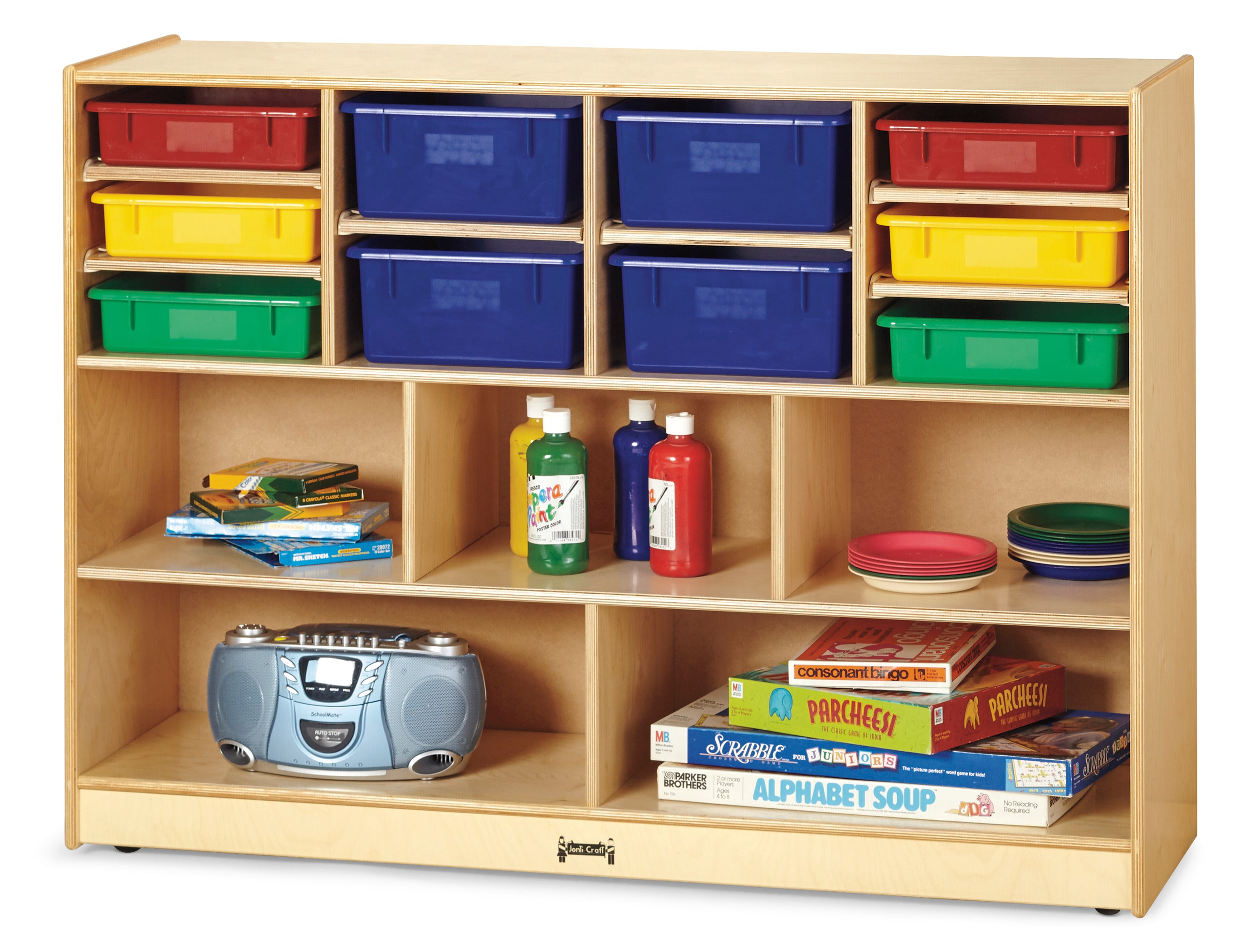 Jonti-Craft® Super-Sized Combo Mobile Storage Unit - without Bins