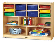 Jonti-Craft® Super-Sized Combo Mobile Storage Unit - with Colored Bins