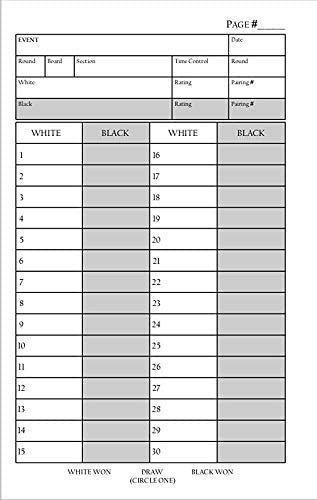 Accessories  &  Clocks Hardcover Chess Scorebook Matte Black W/Metallic Black Imprint, Soft Touch Cover, 8 1/8" X 5 1/4" X 3/4"