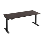 Bush Business Furniture Move 40 Series 72W x 30D Electric Height Adjustable Standing Desk in Storm Gray with Black Base - 71.02" Width x 29.37" Depth x 28.17" Height