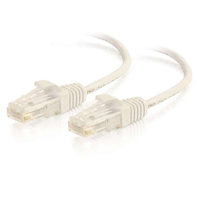 5ft (1.5m) Cat6a Snagless Shielded (STP) Ethernet Network Patch Cable - White