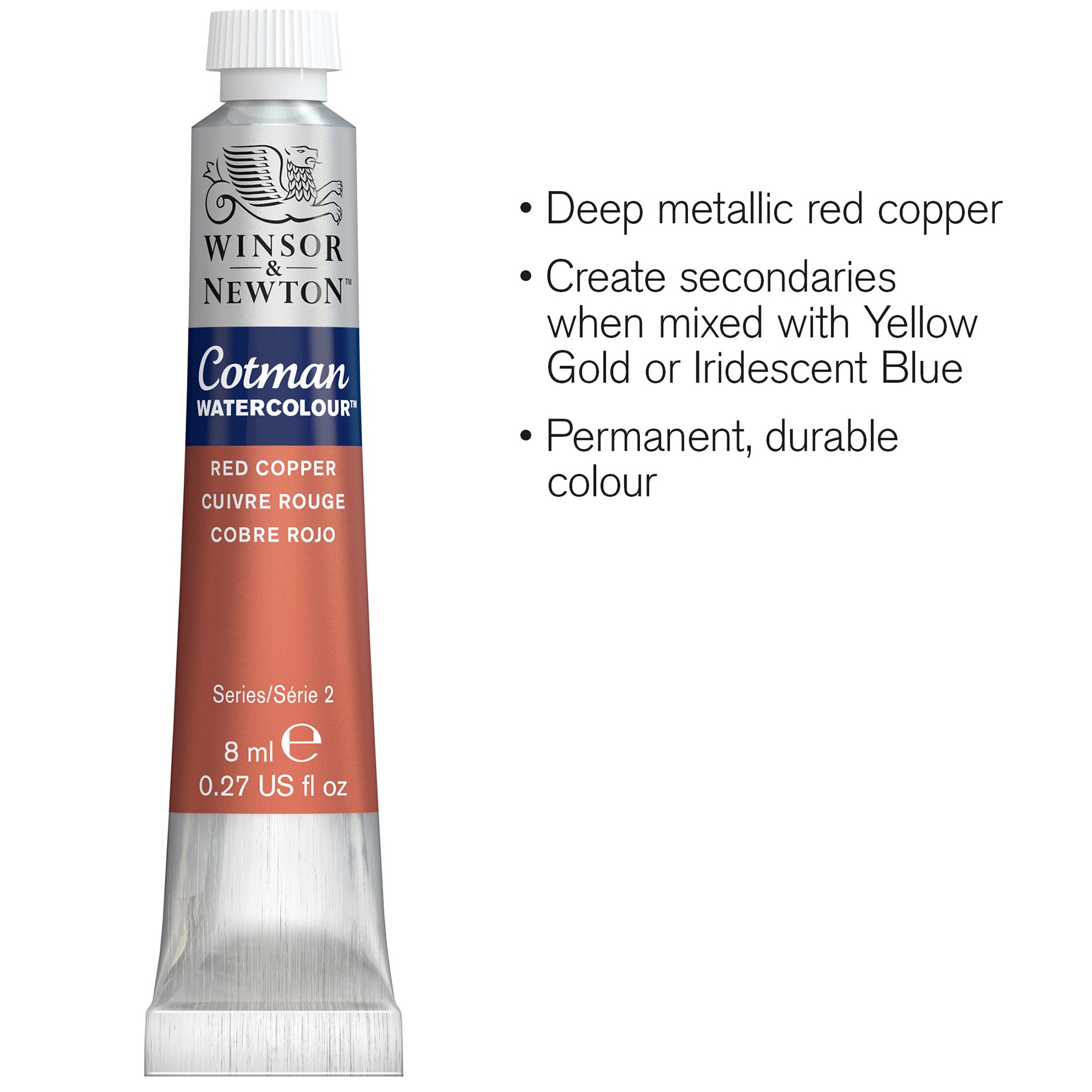 CWC 8ml tube - Red Copper