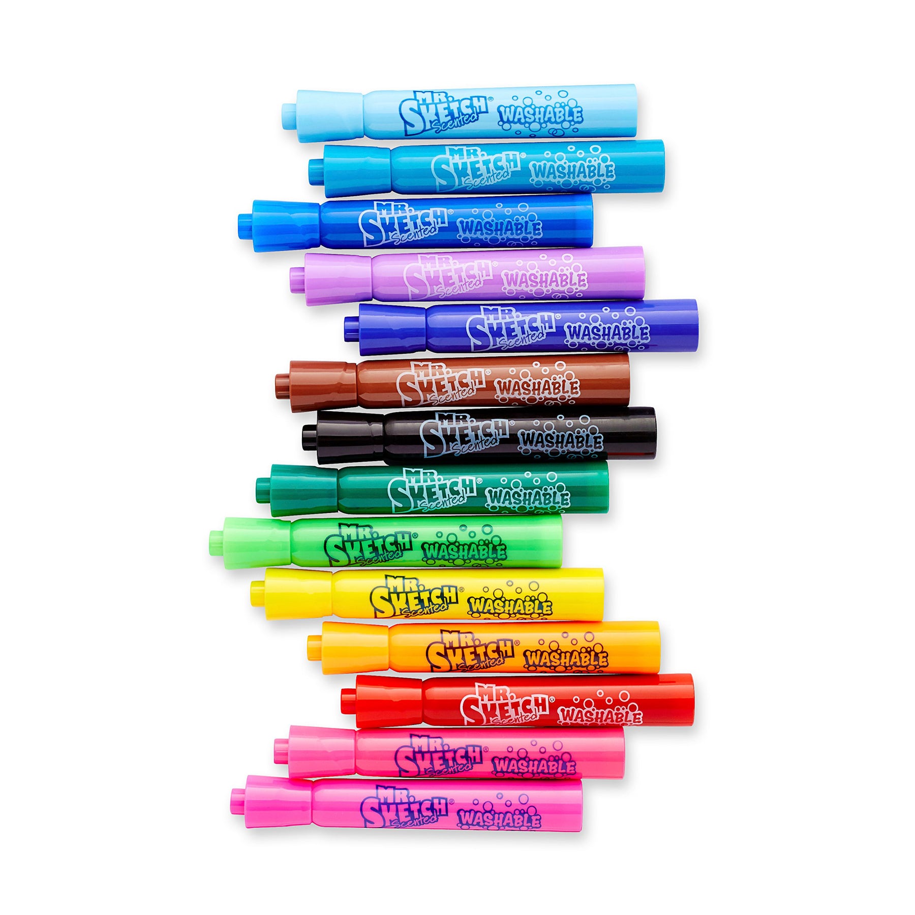 Washable Scented Markers, Chisel Tip, Assorted Colors, 14-Count