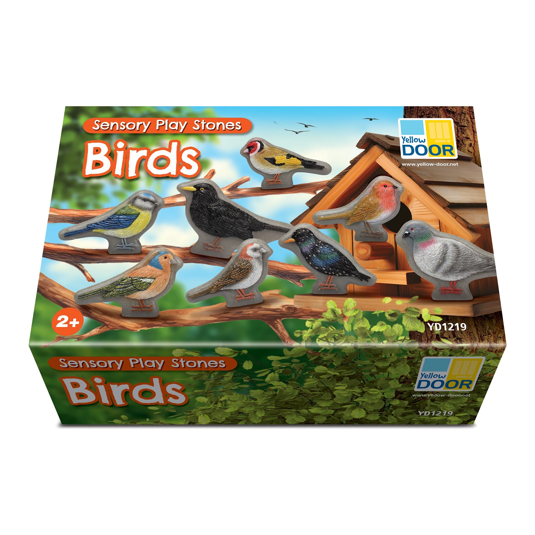 Sensory Play Stones - Birds - Set of 8