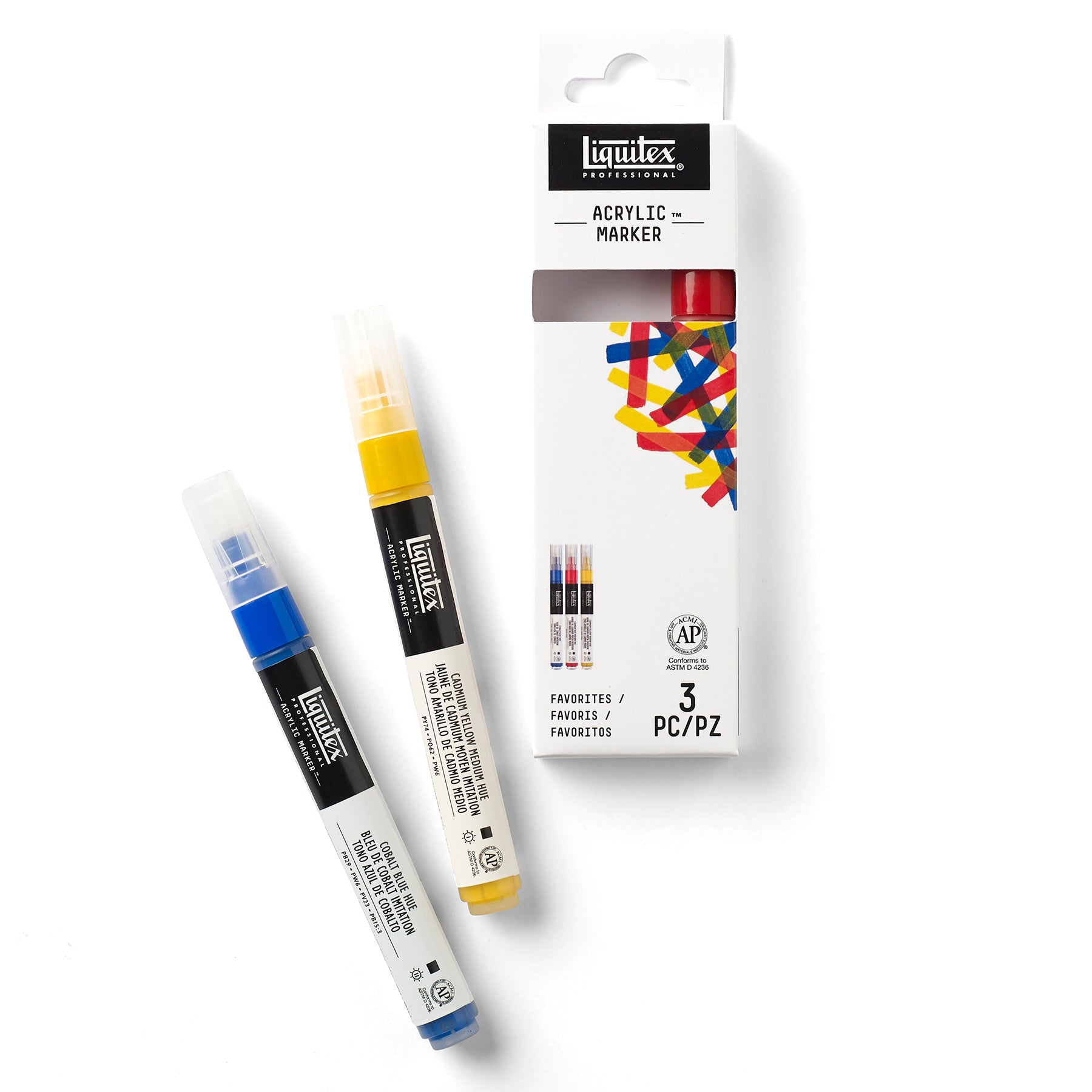 LQ Paint Marker Fine 3 Set - Favorites