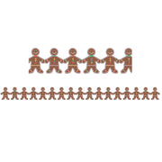 Border - 12 Strips Ea. 3"x36" - Gingerbread Men Die-Cut