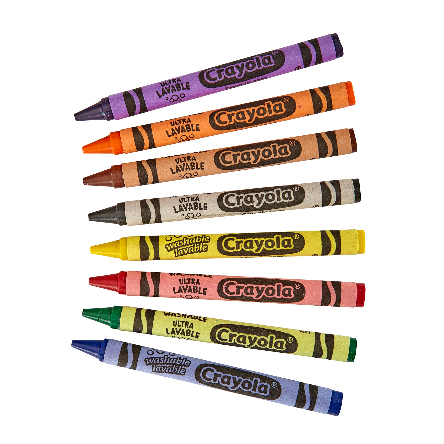 Ultra-Clean Washable Crayons, 24 Count