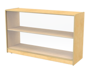 Jonti-Craft® Toddler Adjustable Mobile Straight-Shelf - Magnetic Write-n-Wipe Back