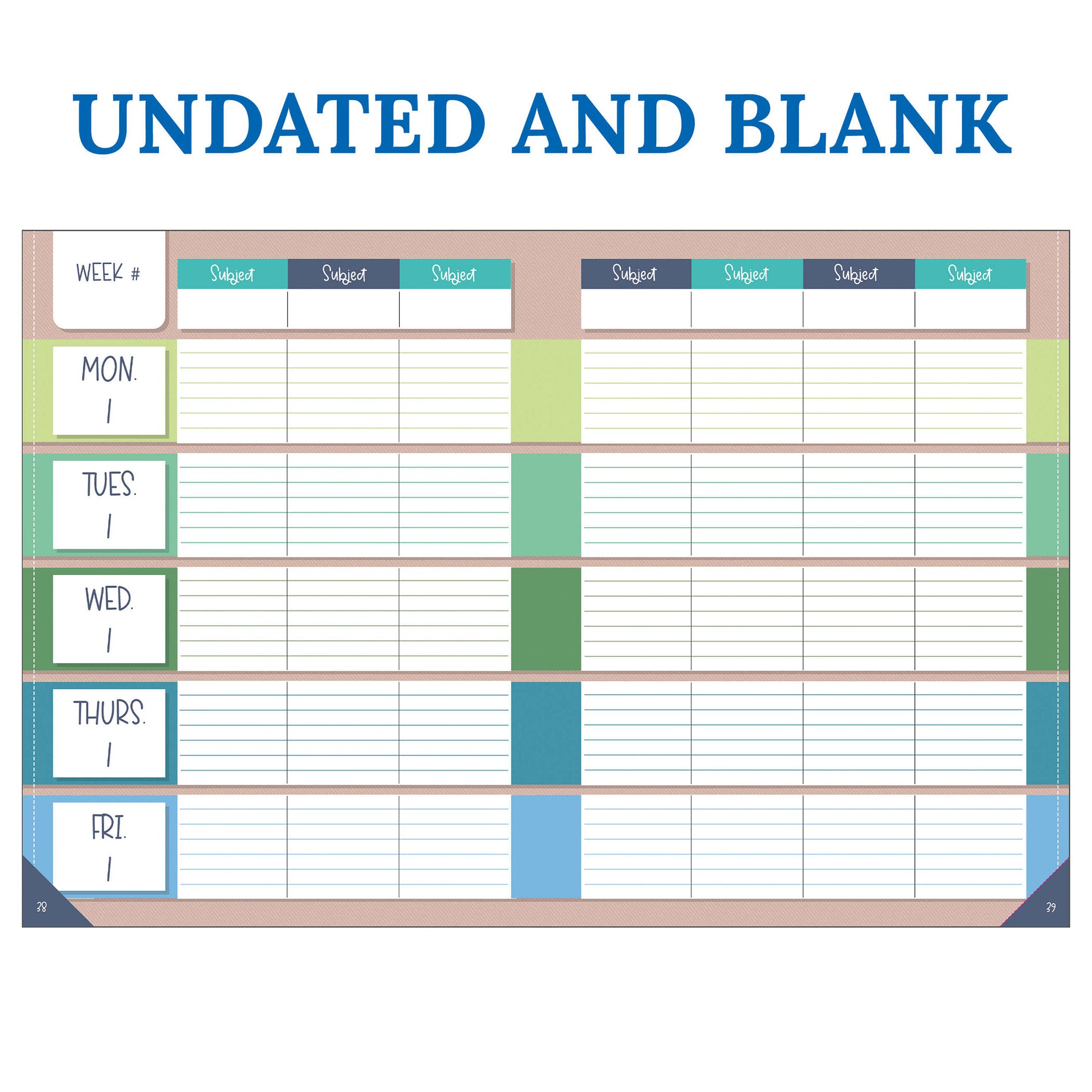 Crafty and Cool Teacher Planner