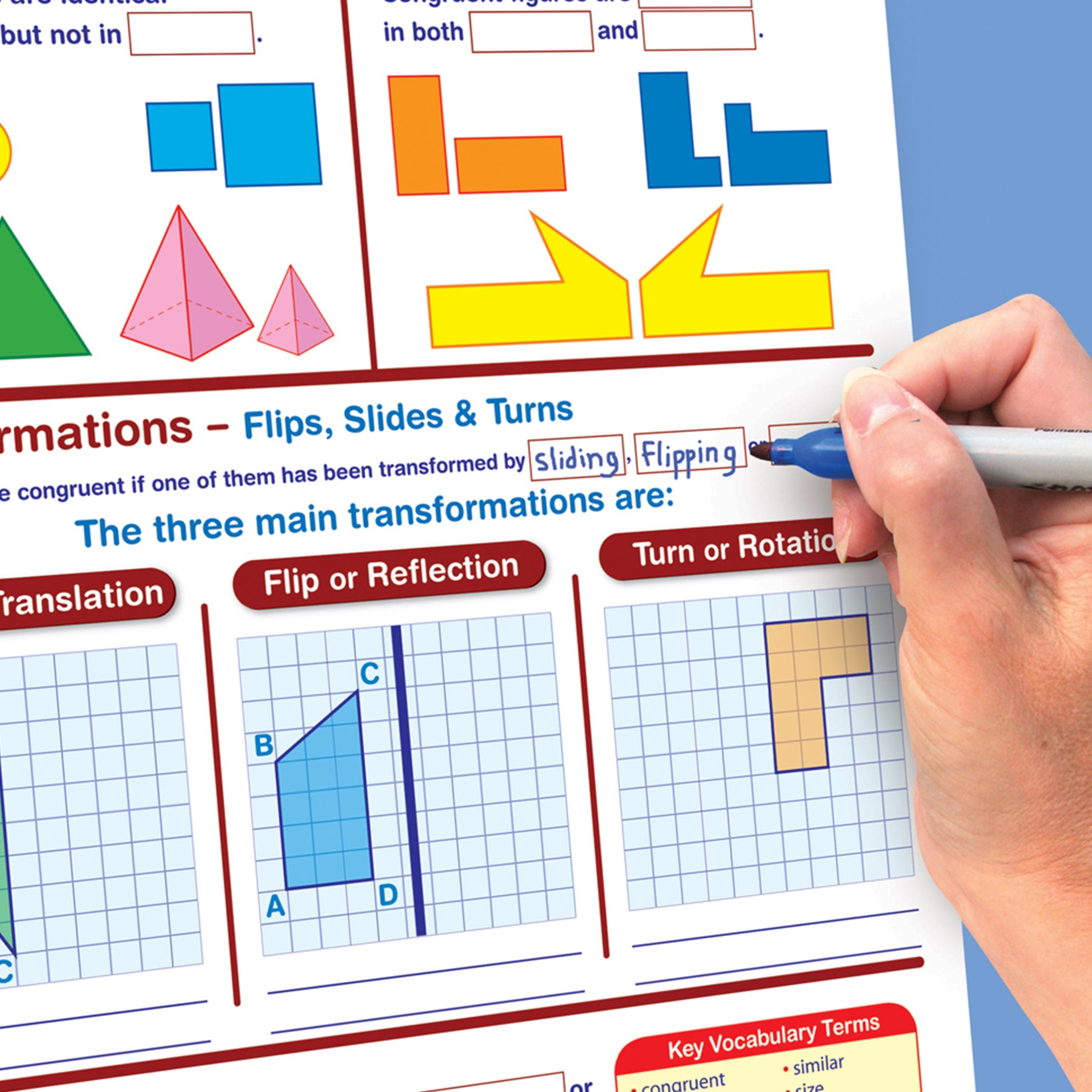 Math Skills Curriculum Mastery® Flip Chart, Grade 5