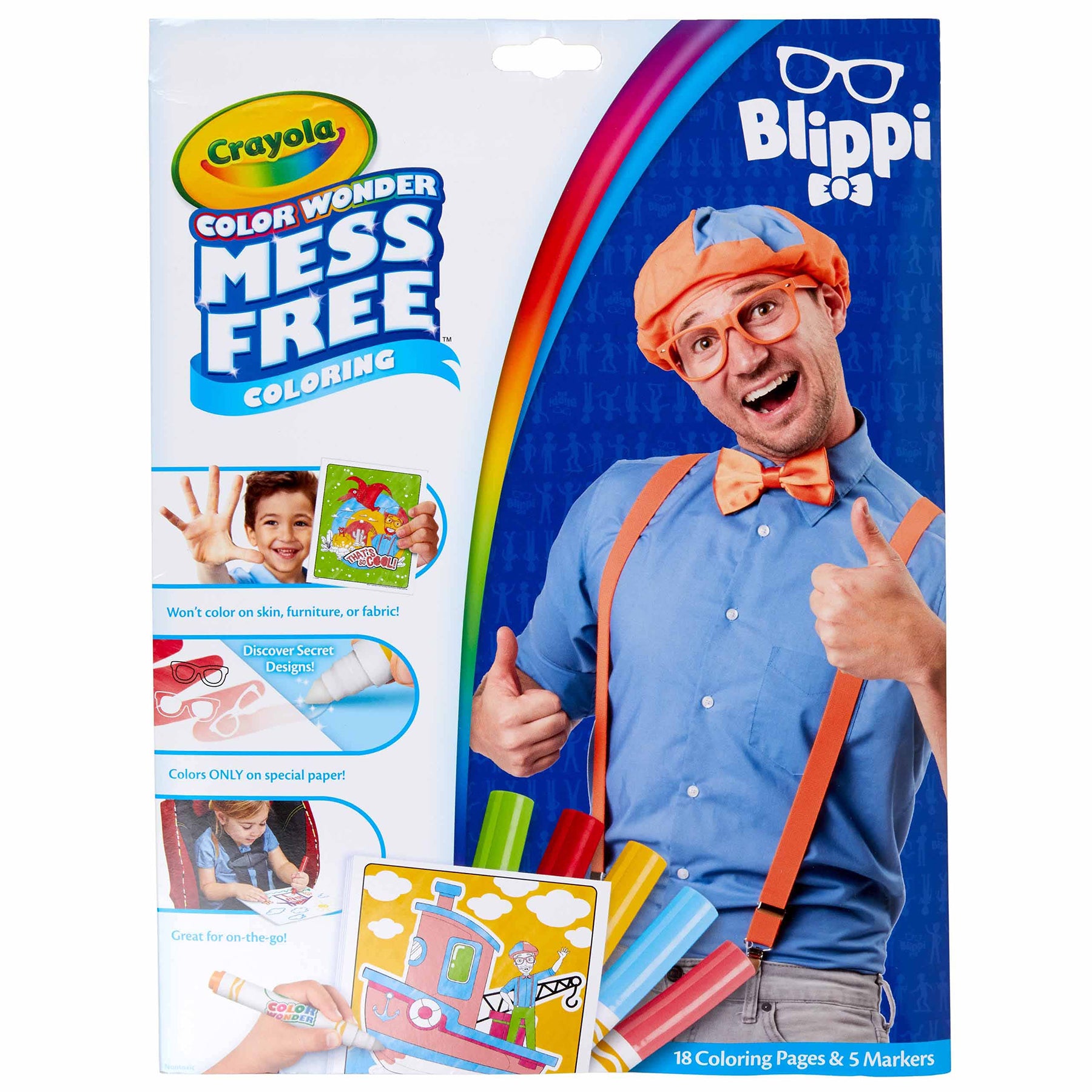 Color Wonder® Coloring Pad & Markers, Blippi