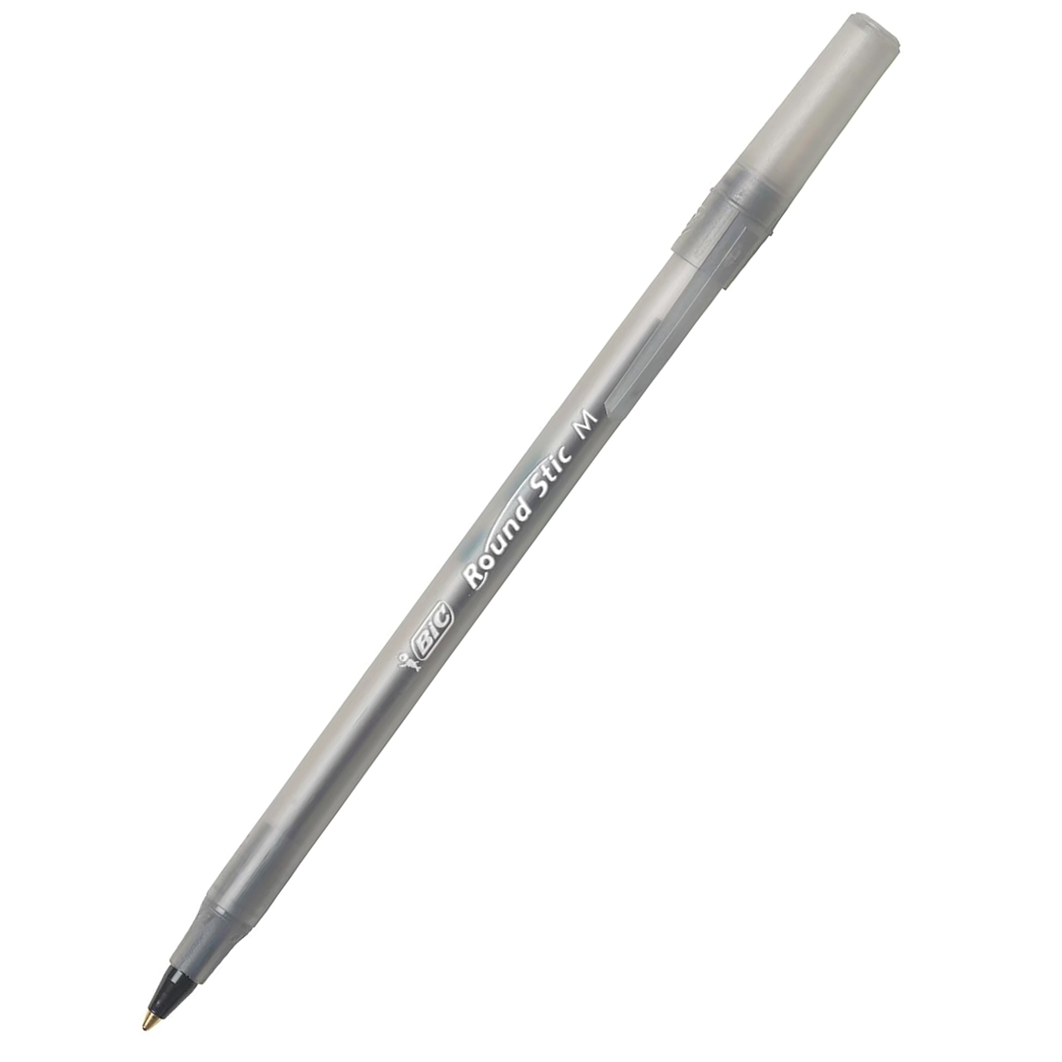 Round Stic® Pen, Medium Point, Black, Pack of 12