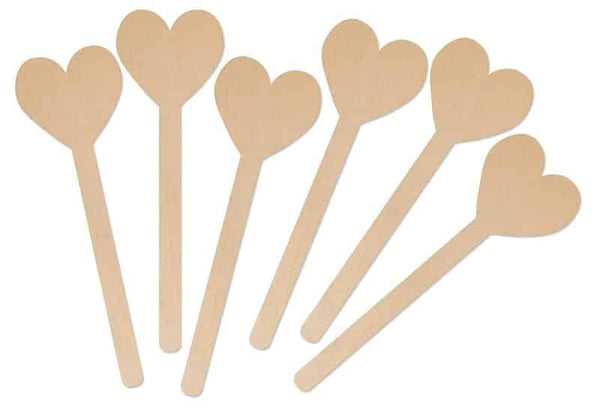 Wood Popstix Shapes - 25 Star Sticks