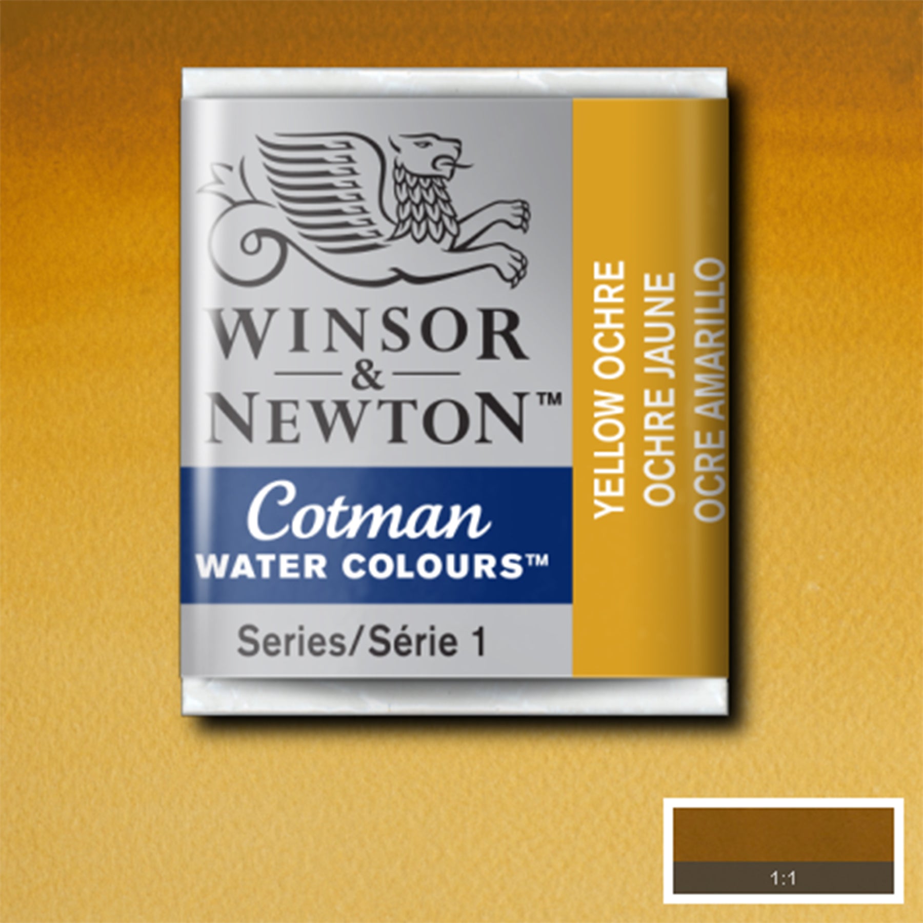 CWC Half Pan - Yellow Ochre