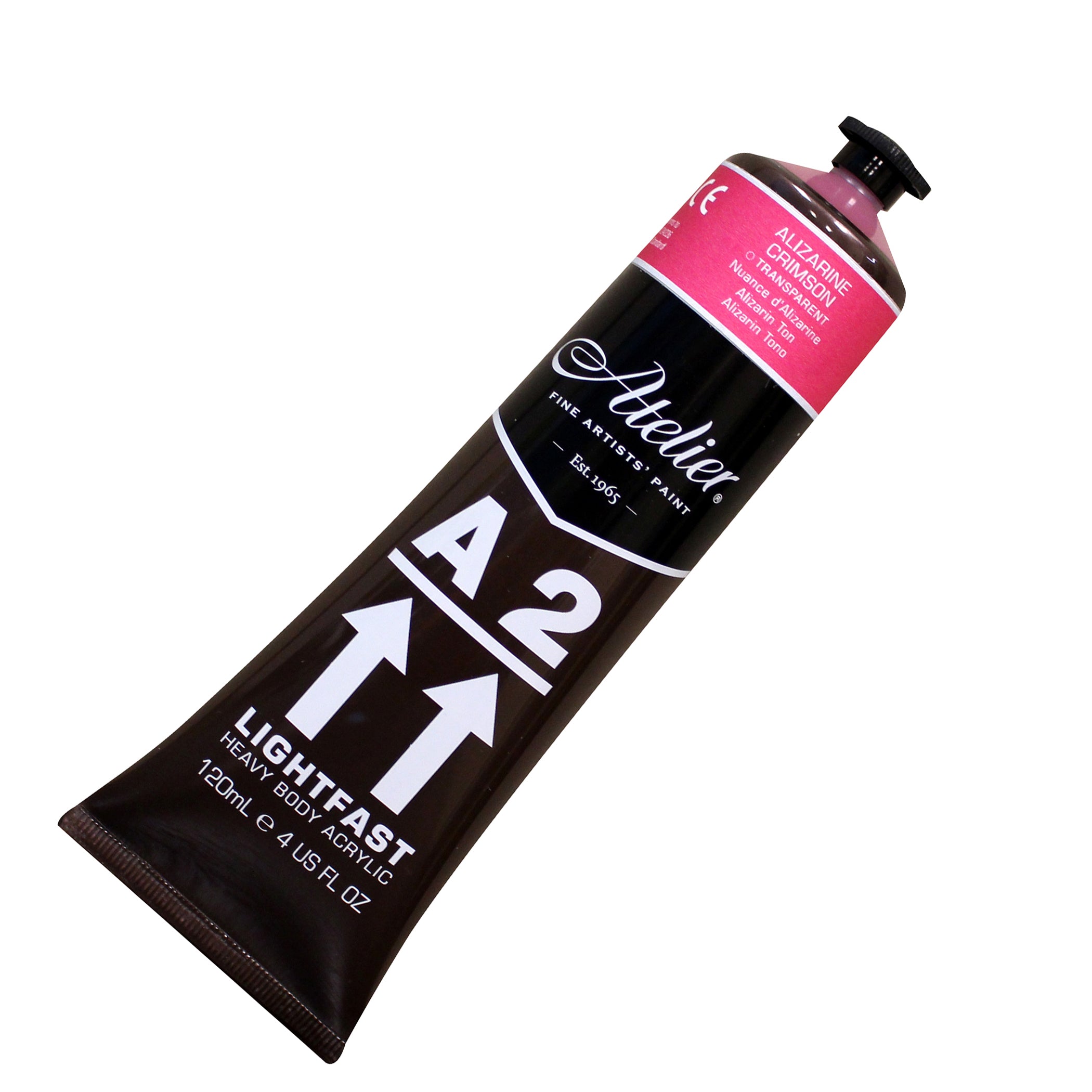 A2 Heavy Body Lightfast Artist Acrylic, 4 oz., Alizarine Crimson Hue