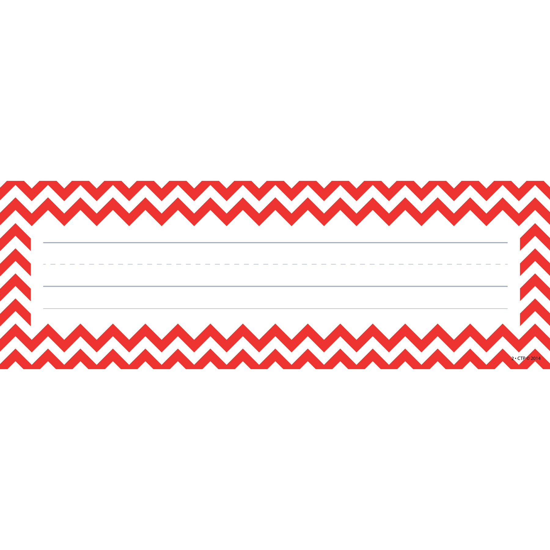 Chevron Solids Name Plates, 36 Per Pack
