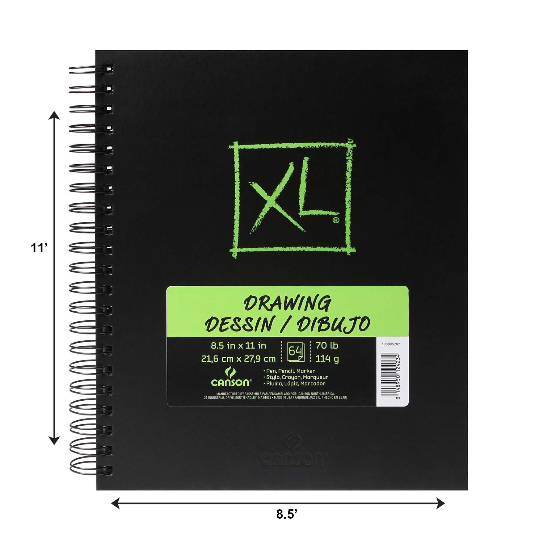 XL Series Drawing Art Book, 60 Sheet, 8.5X11 inch, 1 Count