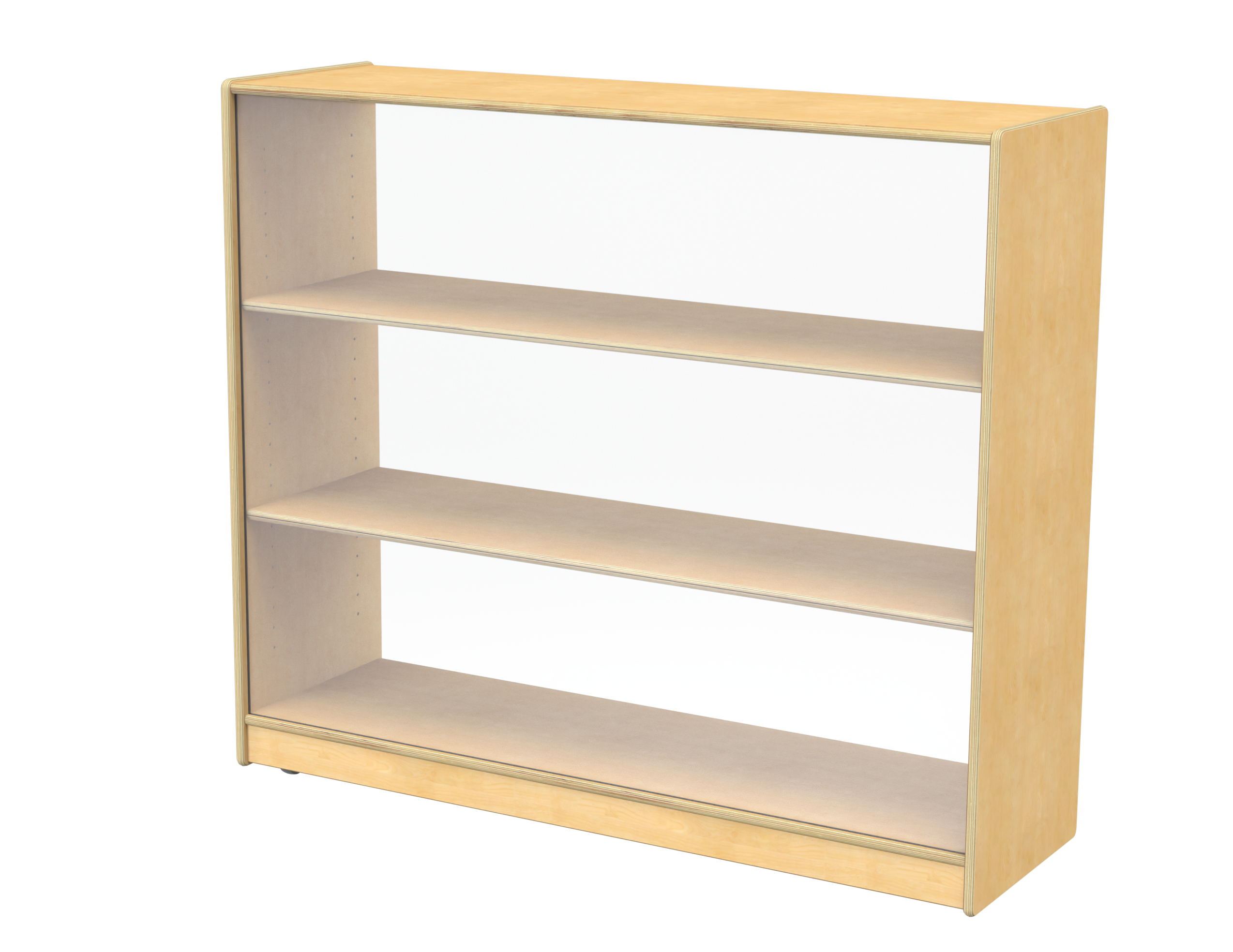 Jonti-Craft® Super-Sized Single Mobile Storage Unit - Plywood Back