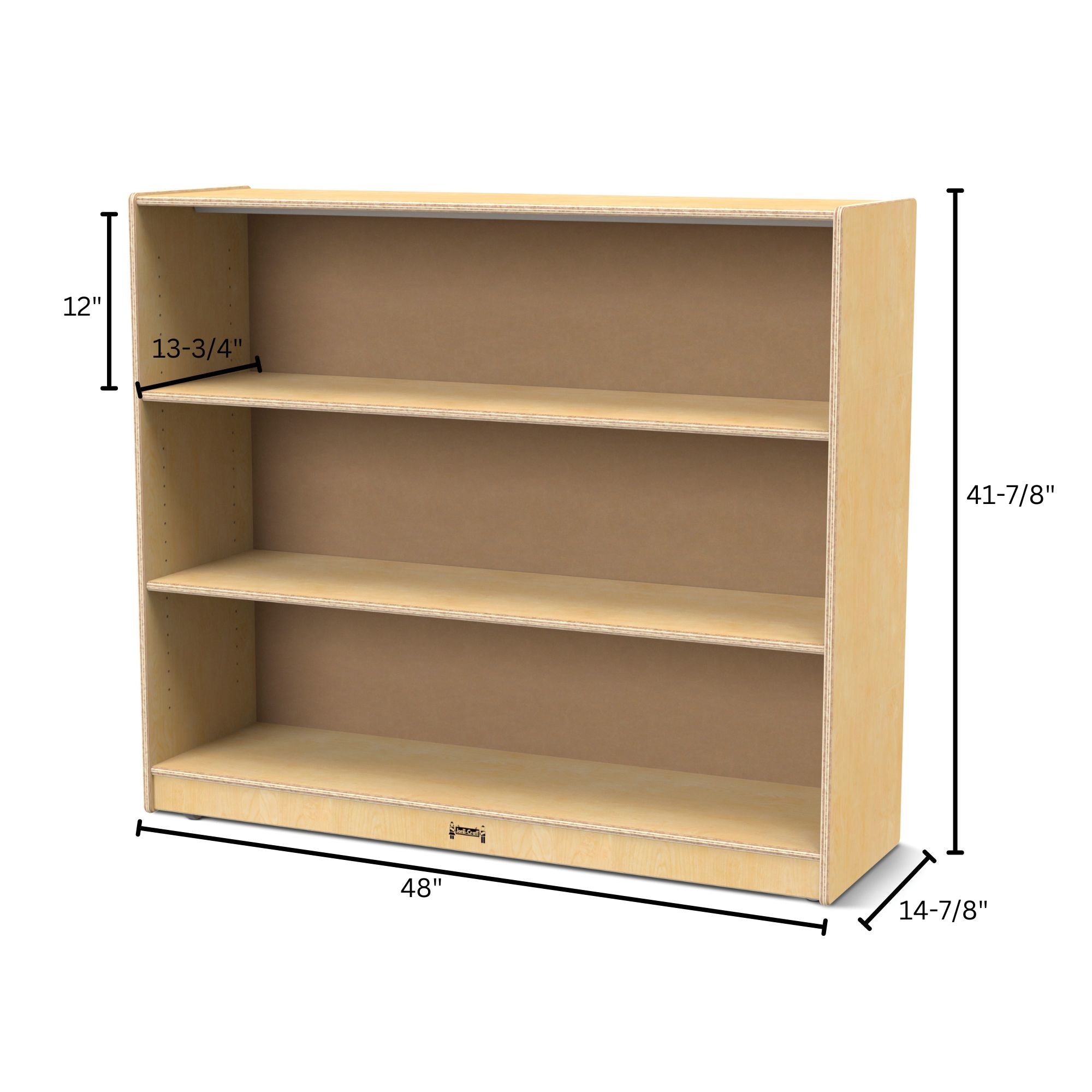 Jonti-Craft® Mega Adjustable Mobile Straight-Shelf