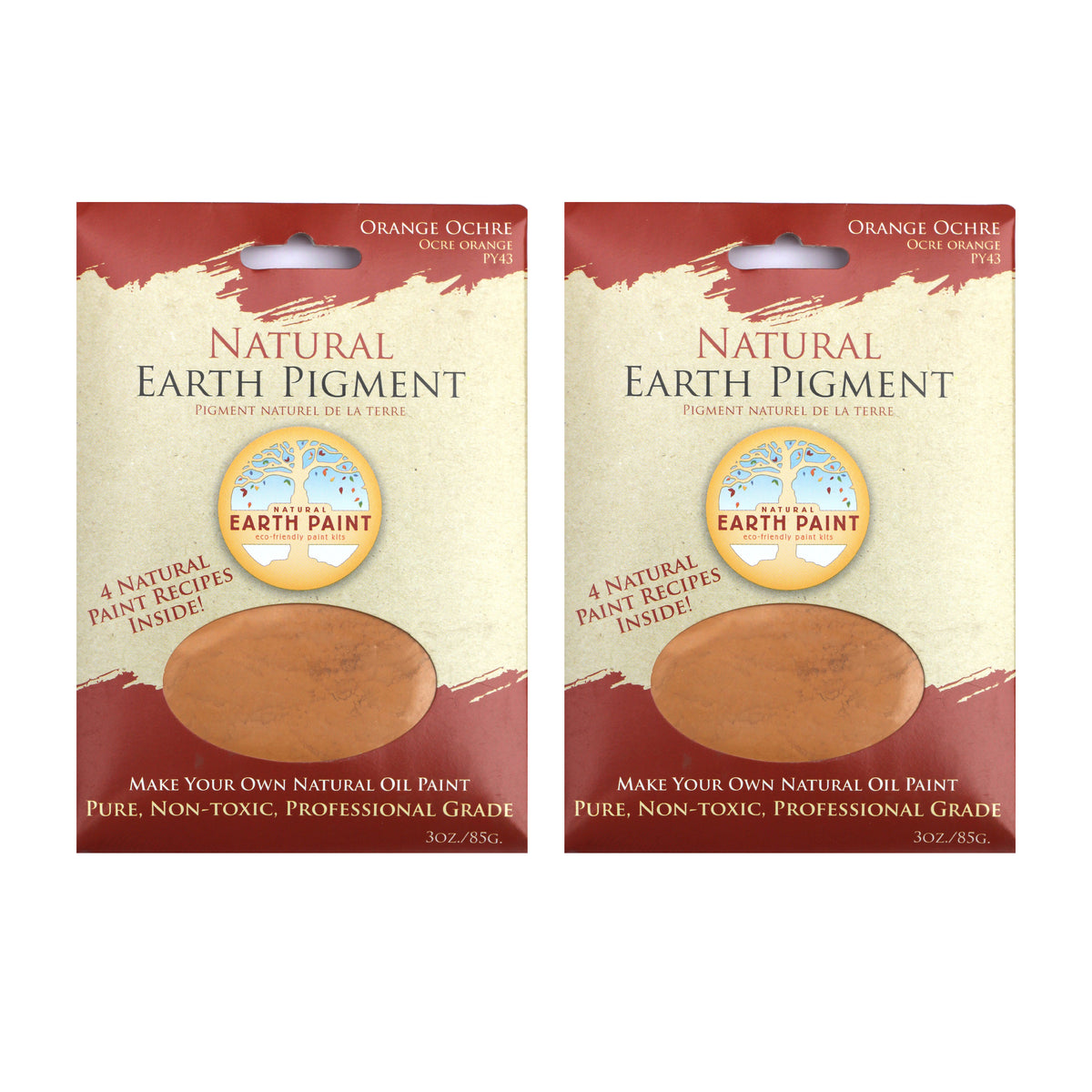 (2 EA) PIGMENT ORANGE OCHRE 3OZ