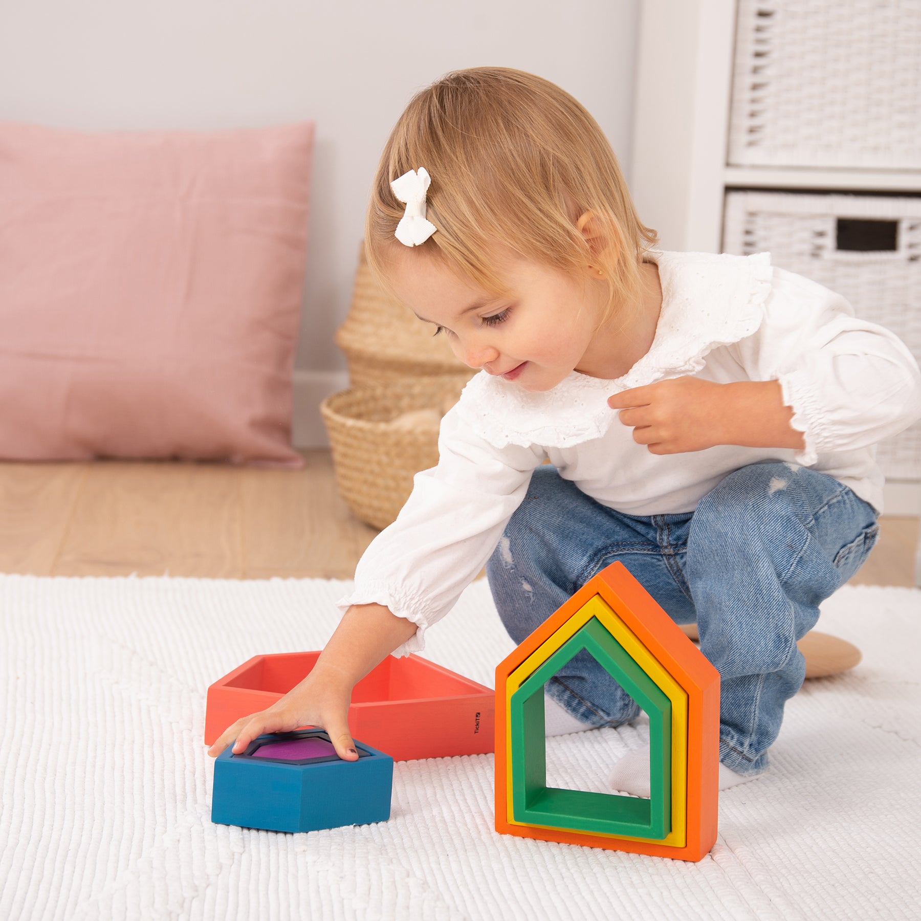 Rainbow Architect Houses - Set of 7