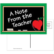 A Note From the Teacher Postcards