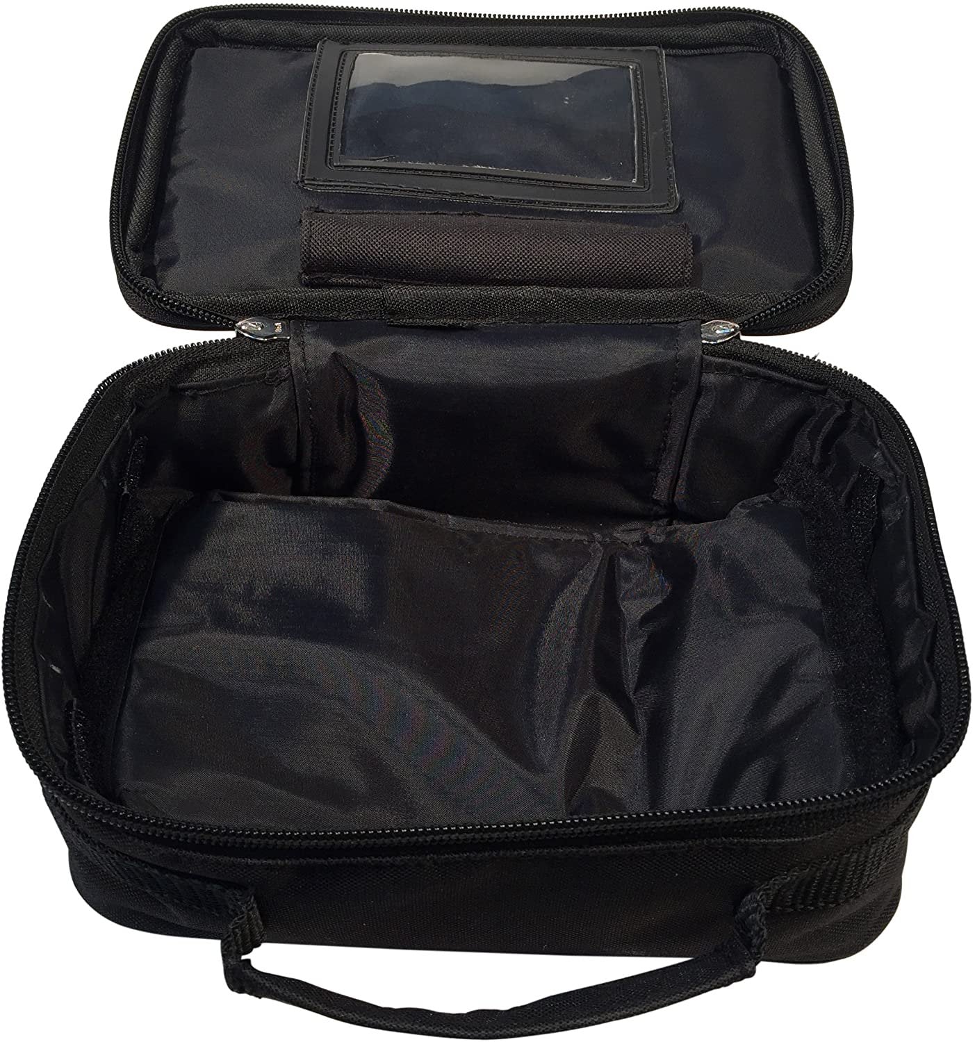 Padded Chess Travel Bag for Clock or Pieces - Black, 9.5 inches