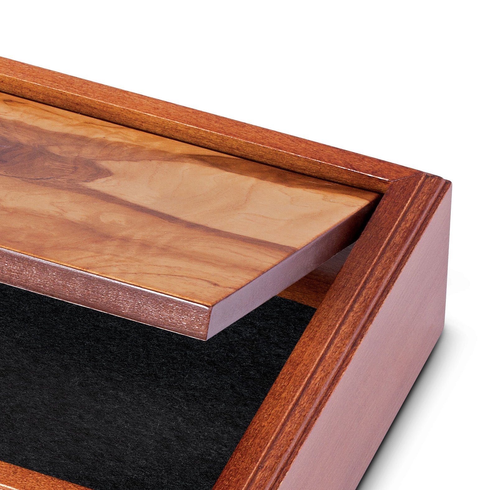 Wooden Keepsake Stash Box with Olive Wood Lid