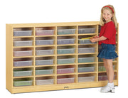 Jonti-Craft® 30 Paper-Tray Mobile Storage - with Clear Paper-Trays