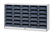 Rainbow Accents® 30 Paper-Tray Mobile Storage - with Paper-Trays - Navy