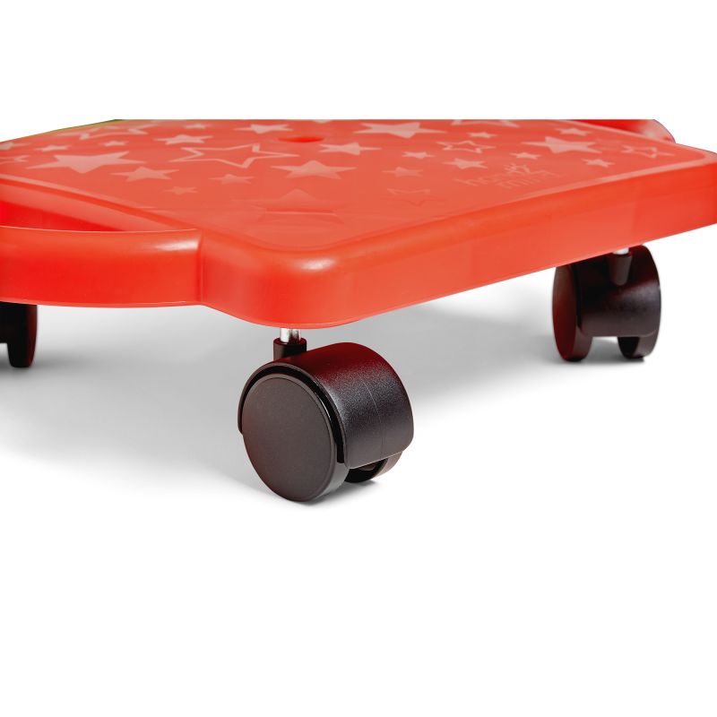 SCOOTER, PLASTIC W/HANDLES, RED