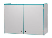 Rainbow Accents® Lockable Wall Cabinet - Teal
