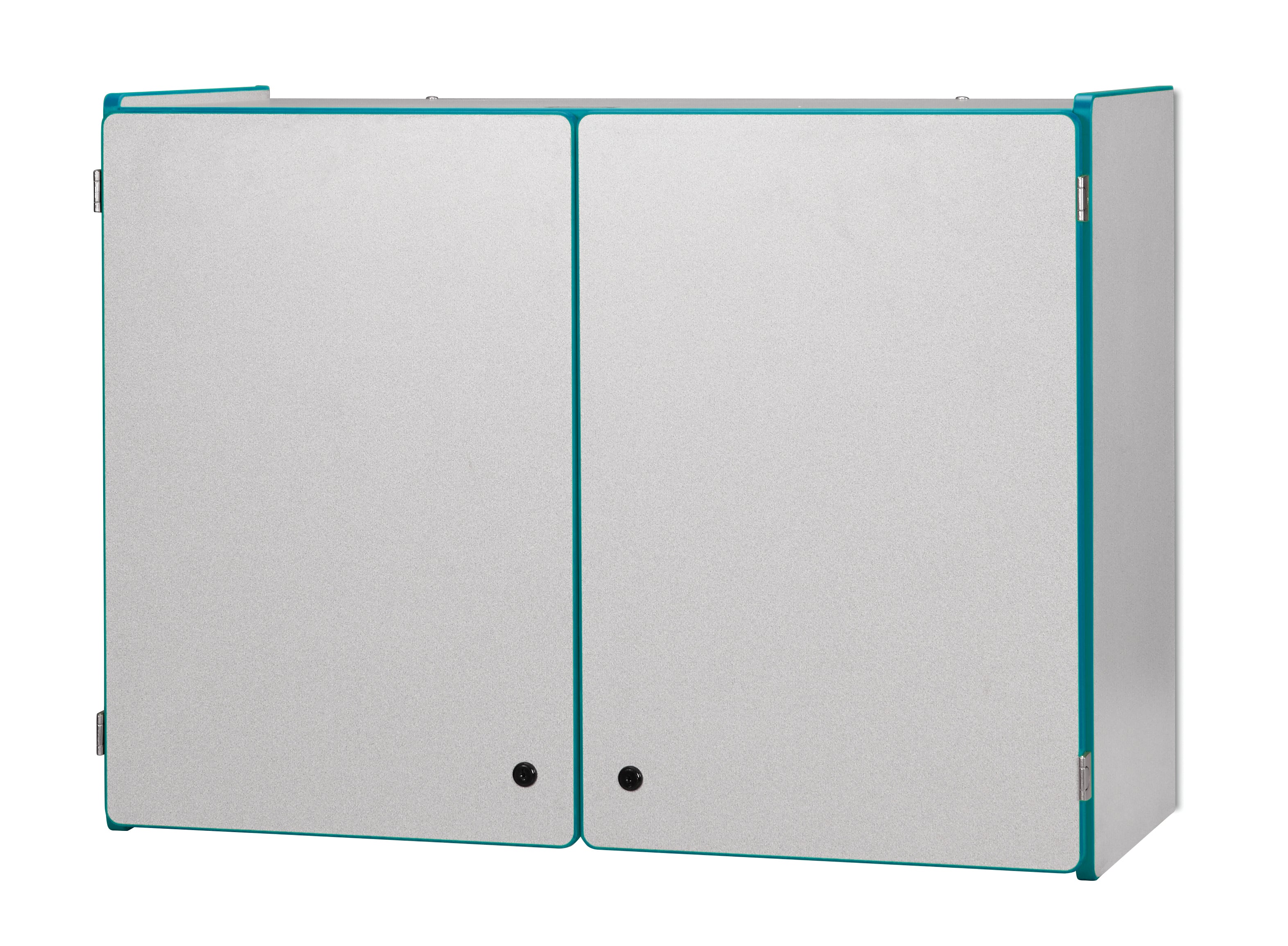 Rainbow Accents® Lockable Wall Cabinet - Teal
