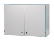 Rainbow Accents® Lockable Wall Cabinet - Coastal Blue