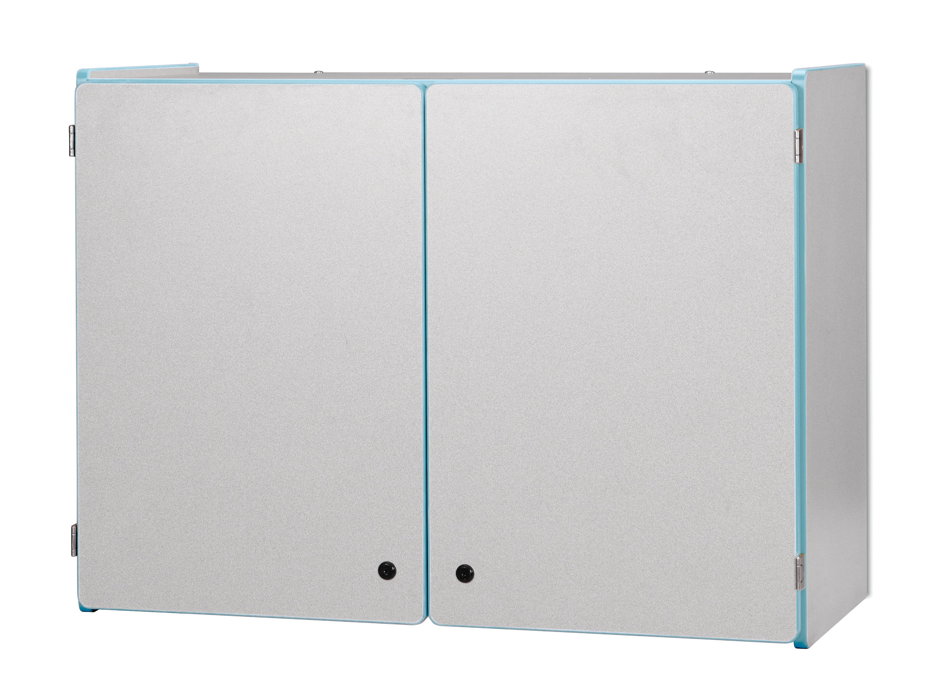 Rainbow Accents® Lockable Wall Cabinet - Coastal Blue