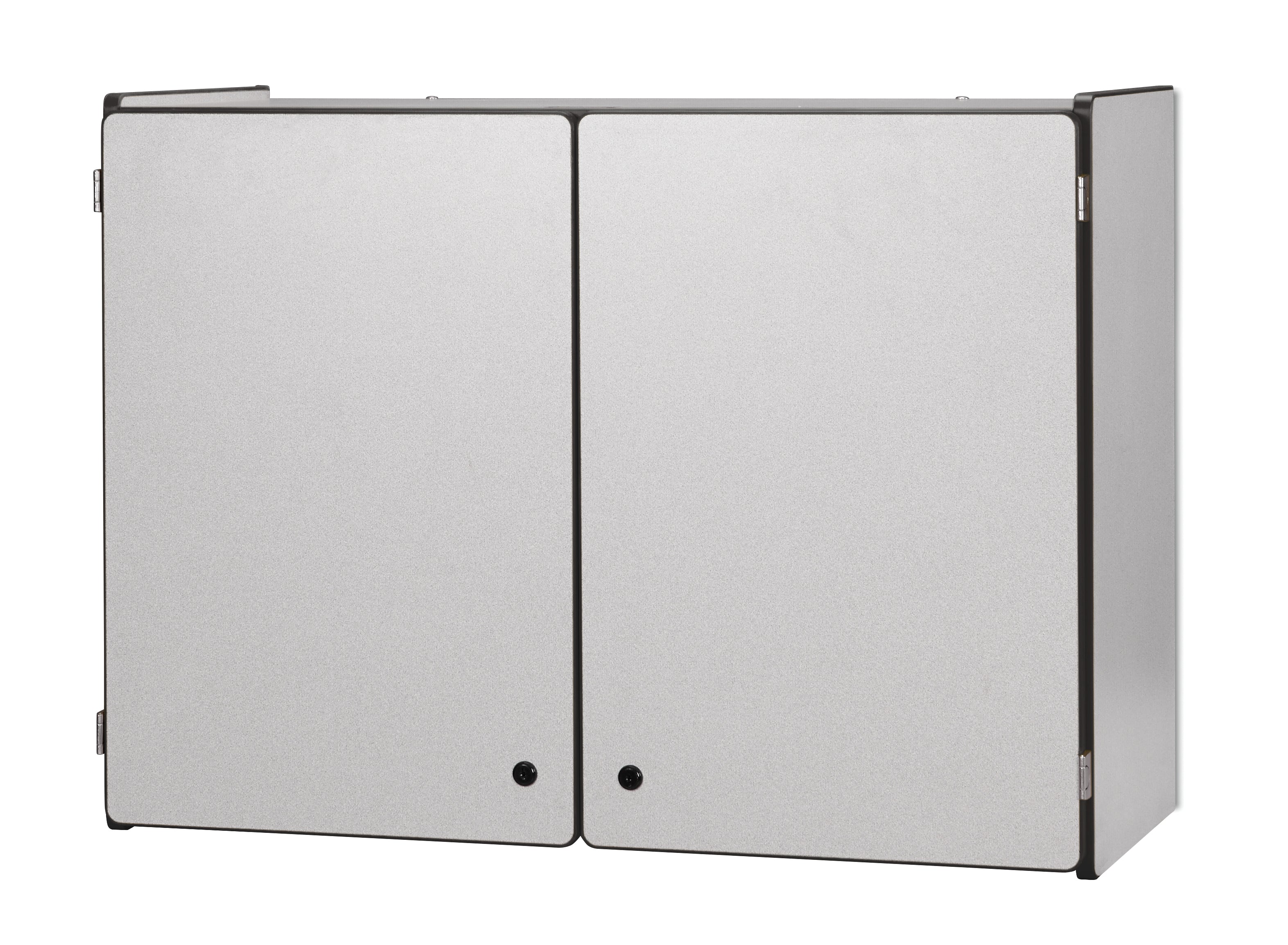 Rainbow Accents® Lockable Wall Cabinet - Black
